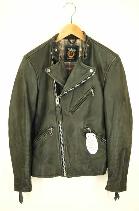 Schott（ショット） ダブルブレストレザーライダースジャケット メンズ アウター