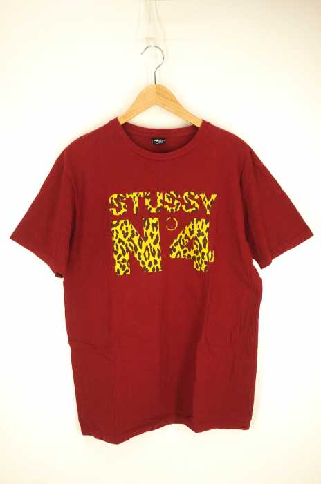 STUSSY （ステューシー） レオパードロゴTシャツ メンズ トップス