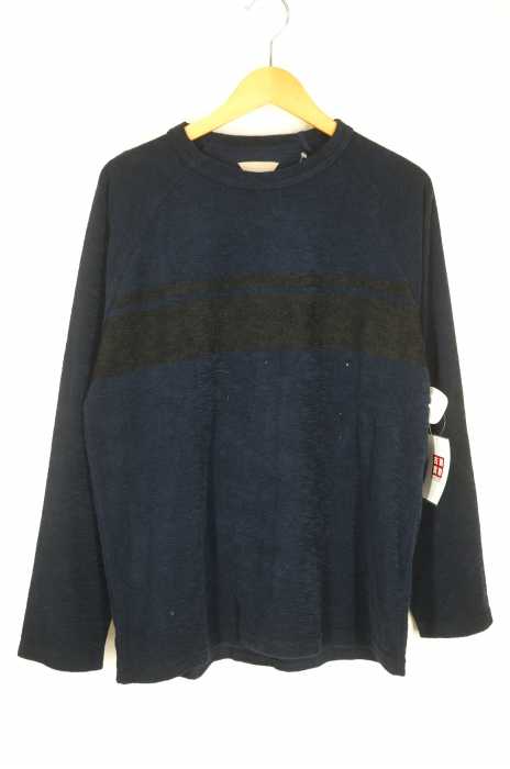 B MING LIFE STORE by BEAMS （ビーミング ライフストアバイビームス） パイルprintBdrCR　カットソー メンズ トップス