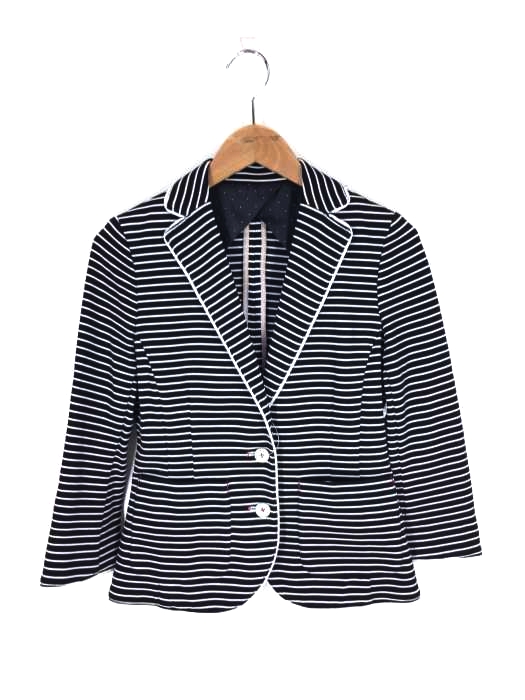 DOUBLE STANDARD CLOTHING（ダブルスタンダードクロージング） ボーダー柄 2Bテーラードジャケット レディース アウター