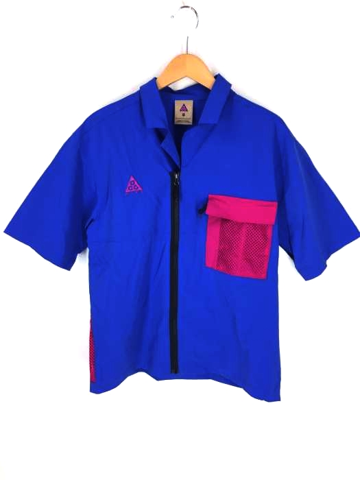 NIKE ACG(ナイキエーシージー) TOP SS GAME ROYAL/SPORT FUCHSIA メンズ アウター