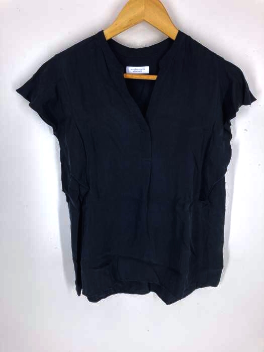 BEAUTY & YOUTH UNITED ARROWS（ビューティーアンドユースユナイテッドアローズ） キュプラスタンドカラーラッフルブラウス レディース トップス