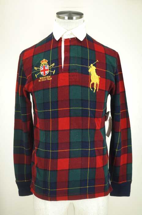 Polo by RALPH LAUREN （ポロバイラルフローレン） チェック柄 長袖ポロシャツ メンズ トップス