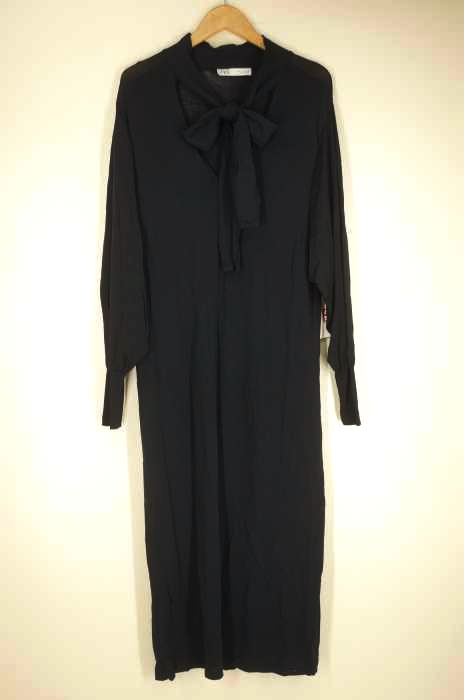 ZARA(ザラ) TUNIC DRESS WITH TIED DETAIL チュニックドレス レディース ワンピース