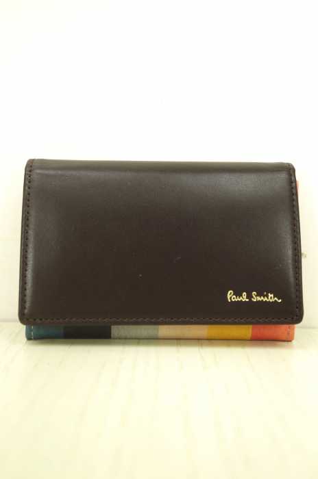 Paul Smith （ポールスミス） アーティストストライプIN 名刺入れ カードケース メンズ ファッション雑貨