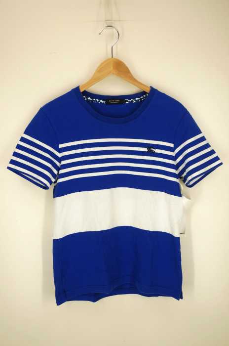 BURBERRY BLACK LABEL （バーバリーブラックレーベル） ボーダークルーネックTシャツ メンズ トップス