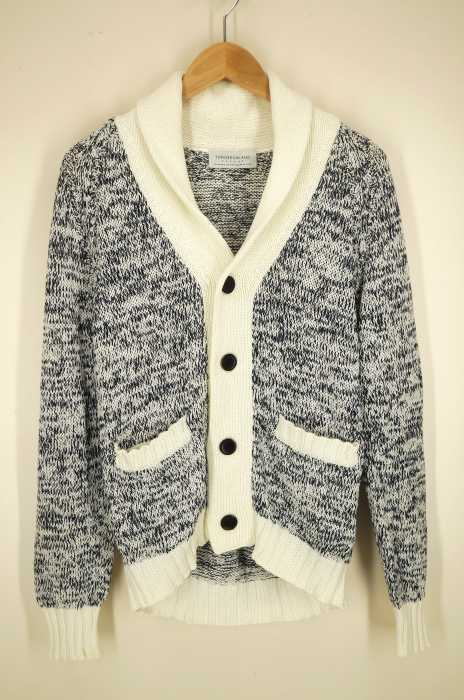 TOMORROWLAND tricot（トゥモローランドトリコ） 擬麻加工コットンセーター　ショールカラー メンズ トップス
