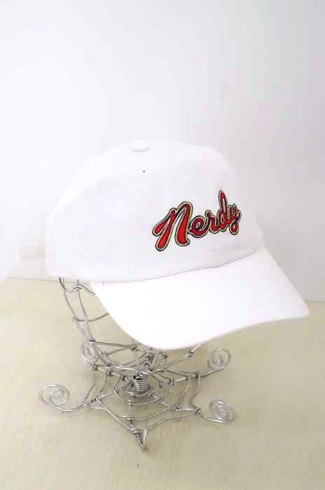 nerdy（ノルディー） Washed Multi Color Embroidery Ball Cap White_M メンズ 帽子