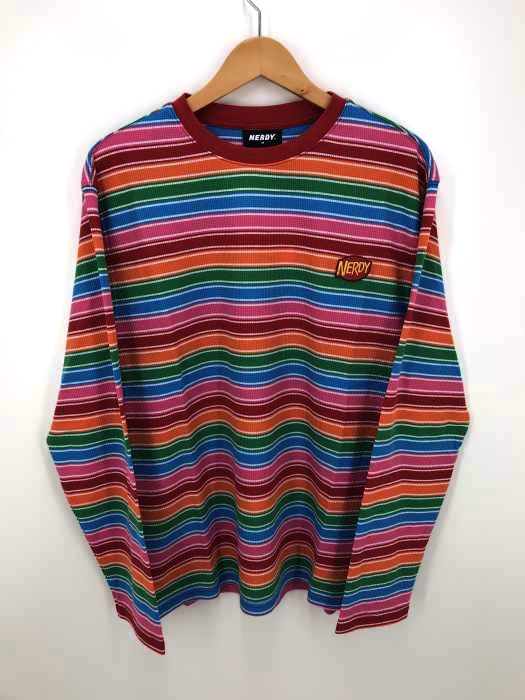 nerdy（ノルディー） Stripe T-shirts_Multi_M メンズ トップス