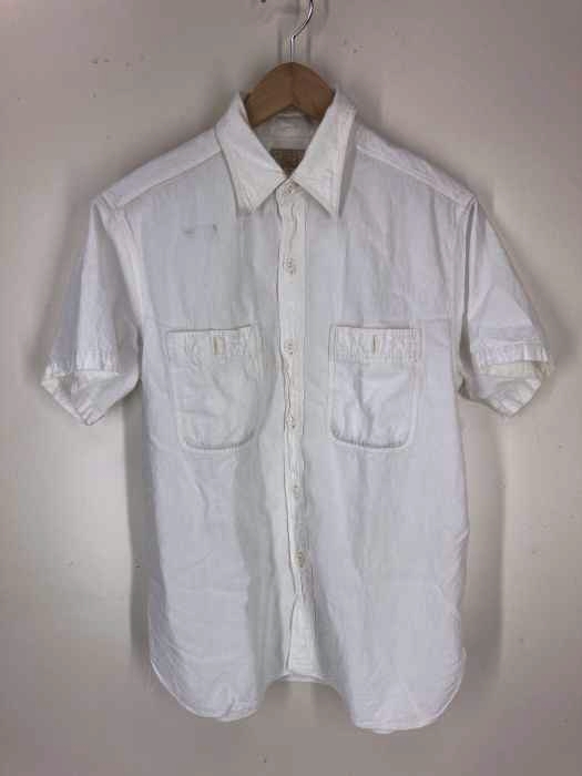 BUZZ RICKSONS(バズリクソンズ) WHITE CHAMBRAY S/S WORK SHIRT シャンブレー ワークシャツ メンズ トップス