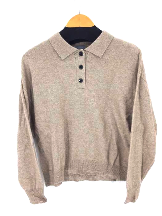 chambre de charme(シャンブルドゥシャーム) 20AW Lama30 ポロプルオーバーニット レディース トップス