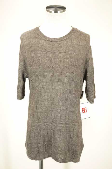 URBAN RESEARCH （アーバンリサーチ） 地柄ニットTシャツ メンズ トップス