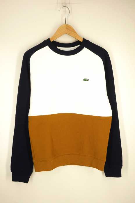 LACOSTE (ラコステ) カラーブロック フリース スウェットシャツ メンズ トップス
