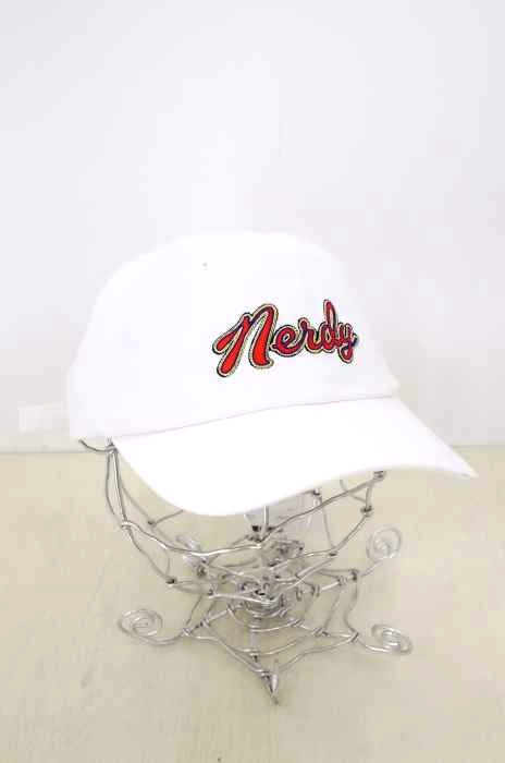 nerdy(ノルディー) Washed Multi Color Embroidery Ball Cap White_M メンズ 帽子