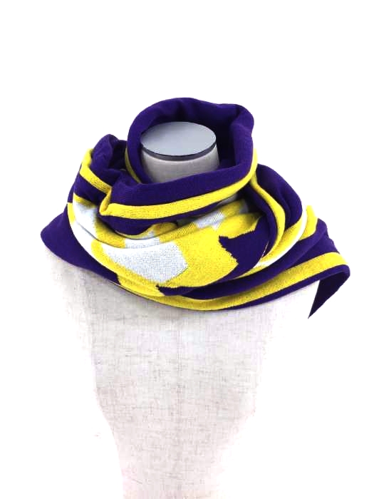nerdy（ノルディー） Multi Color Logo Scarf_Purple メンズ ファッション雑貨