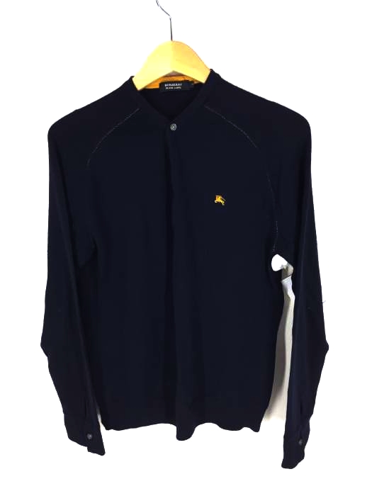 BURBERRY BLACK LABEL（バーバリーブラックレーベル） Vネック ボタン プルオーバーニット メンズ トップス