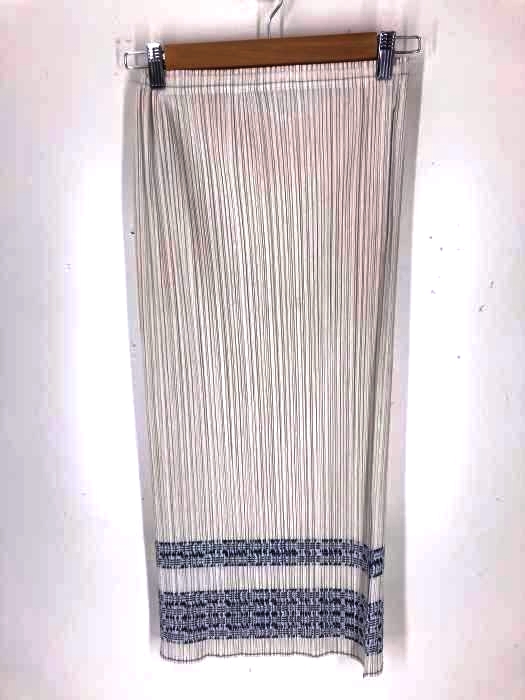 PLEATS PLEASE ISSEY MIYAKE（プリーツプリーズイッセイミヤケ） 総柄 ロング タイトスカート レディース スカート