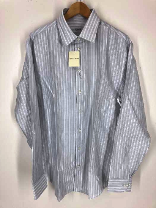 ARMANI COLLEZIONI(アルマーニコレツィオーニ) ストライプ ボタン シャツ メンズ トップス