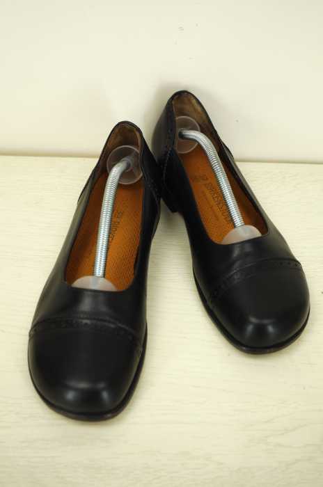 BIRKENSTOCK (ビルケンシュトック) レザーフラットシューズ レディース シューズ