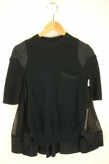 Sacai (サカイ) シフォン切り替え レディース トップス