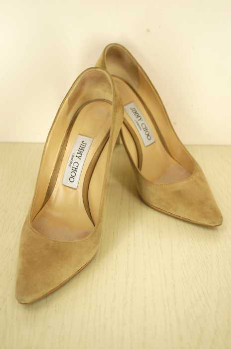 JIMMYCHOO（ジミーチュウ） スウェード　ポインテッドトゥパンプス レディース シューズ