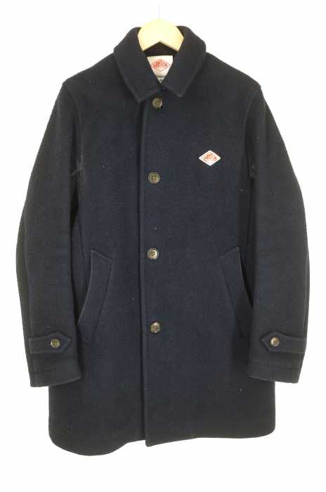 DANTON （ダントン） ウールモッサー シングルボタンコート メンズ アウター