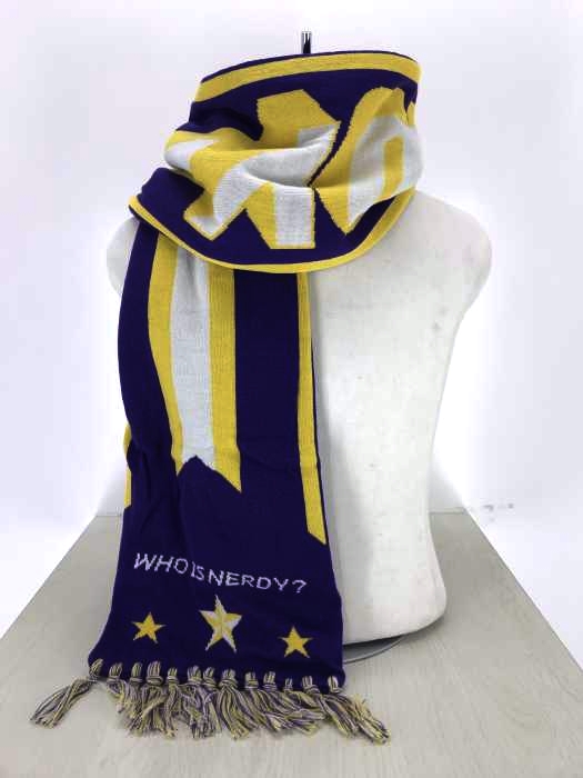 nerdy（ノルディー） Multi Color Logo Scarf_Purple メンズ ファッション雑貨