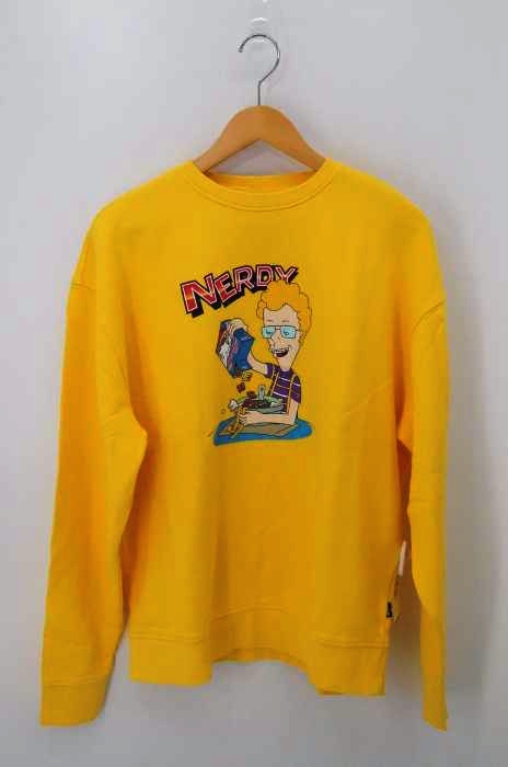 nerdy（ノルディー） Cereal Sweatshirt Yellow_M メンズ トップス