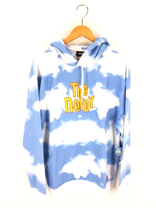 nerdy(ノルディー) Cloud pullover Hoodie_Skyblue_L メンズ トップス
