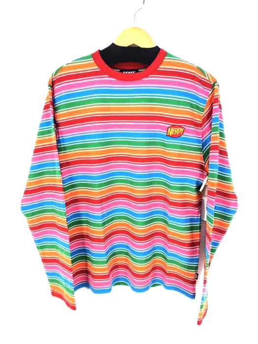 nerdy（ノルディー） Stripe T-shirts_Multi_S メンズ トップス