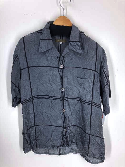 Ys for men(ワイズフォーメン) チェック柄 総シルクシャツ 半袖カットソー メンズ トップス
