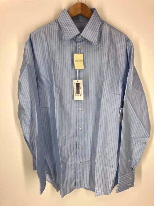 ARMANI COLLEZIONI（アルマーニコレツィオーニ） ストライプ ボタン シャツ メンズ トップス