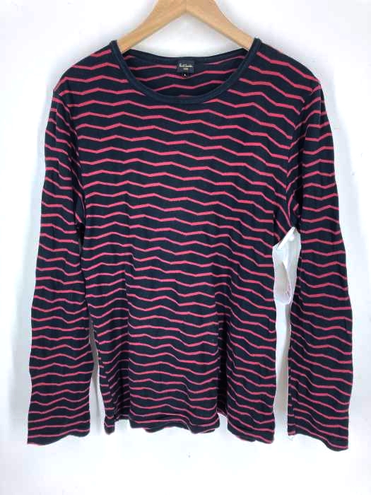 PaulSmith jeans（ポールスミスジーンズ） ボーダーロングスリーブtシャツ メンズ トップス