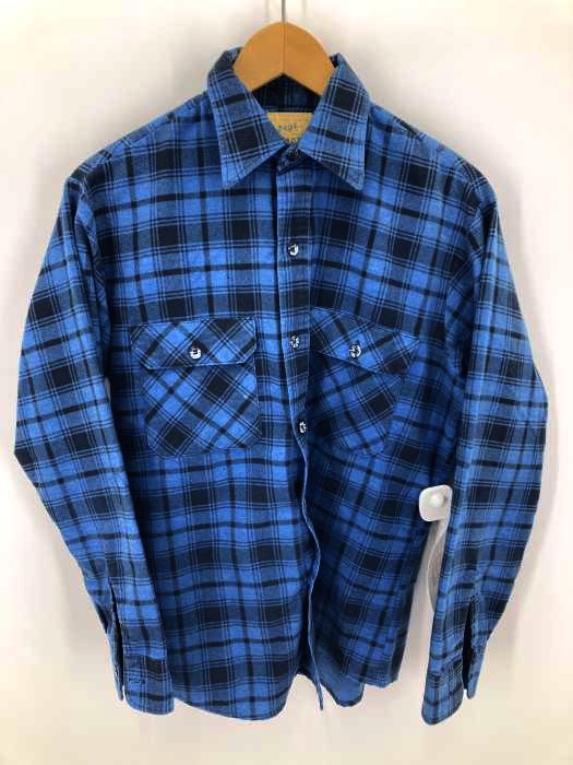 Sears(シアーズ) 70s PERMA PREST チェックフランネルシャツ メンズ トップス