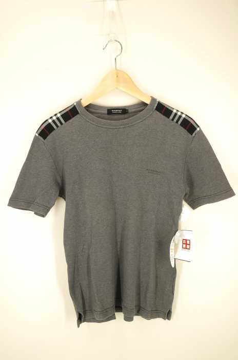 BURBERRY BLACK LABEL （バーバリーブラックレーベル） チェック切替し メンズ トップス