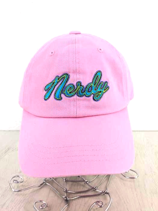 nerdy(ノルディー) Washed Multi Color Embroidery Ball Cap Pink_S メンズ 帽子