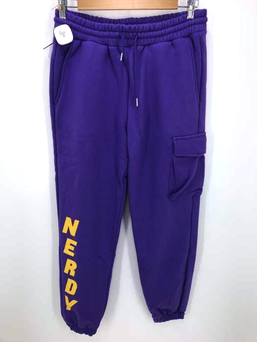 nerdy（ノルディー） Brushed Jogger Pants_Purple_M メンズ パンツ
