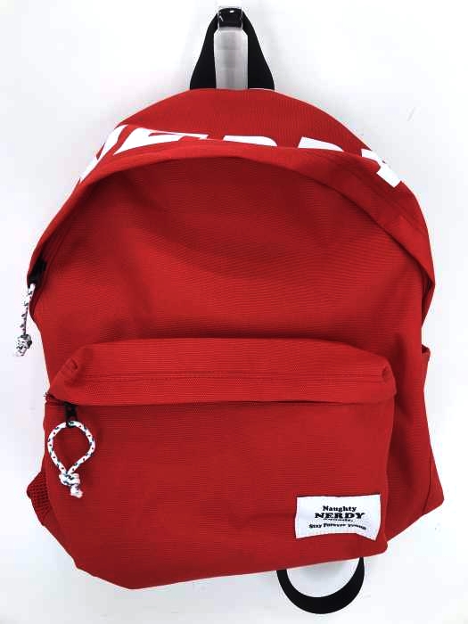 nerdy（ノルディー） Basic Logo Backpack_Red メンズ バッグ