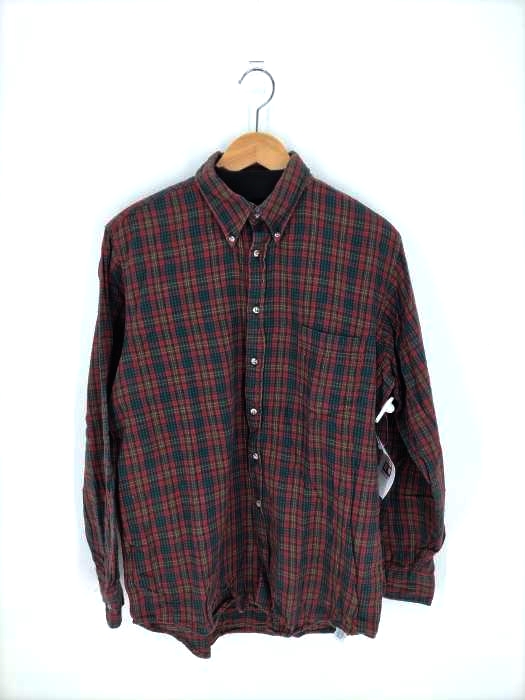 CLEVE 90s USA製 チェック柄ネルシャツ メンズ トップス