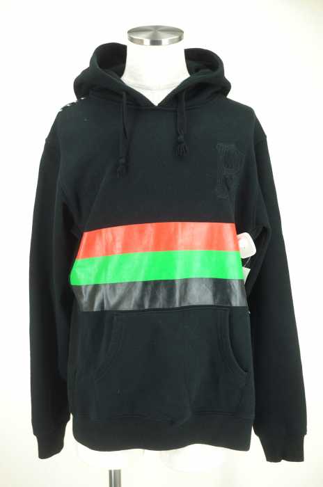 BLVCK SCVLE　 （ブラックスケール） プリントプルオーバーパーカー メンズ トップス