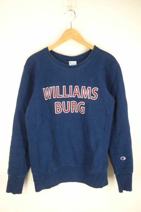 Champion （チャンピオン） REVERSE WEAVE プリント　裏起毛　青タグ メンズ トップス