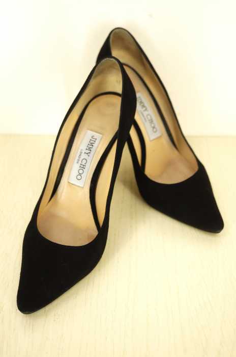 JIMMYCHOO（ジミーチュウ） スウェード　ポインテッドトゥパンプス レディース シューズ