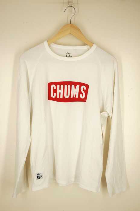 CHUMS(チャムス) 染込みプリント クルーネック長袖Tシャツ メンズ トップス