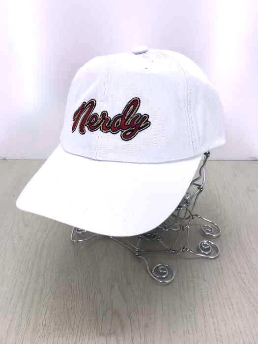 nerdy（ノルディー） Washed Multi Color Embroidery Ball Cap White_S メンズ 帽子