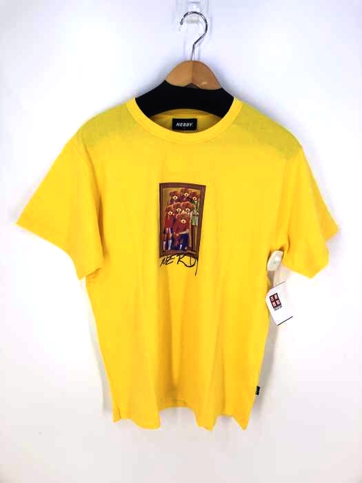 nerdy（ノルディー） BEAR FAMILY T-SHIRTS_YELLOW_S メンズ トップス