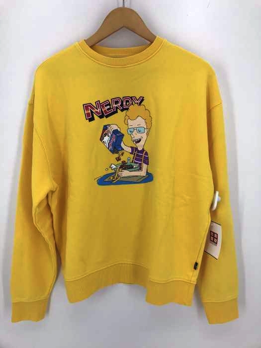 nerdy（ノルディー） Cereal Sweatshirt Yellow_S メンズ トップス