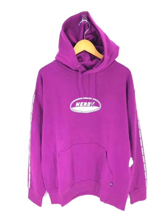 nerdy（ノルディー） NY SCOTCHLINE HOOD_PURPLE_L メンズ トップス