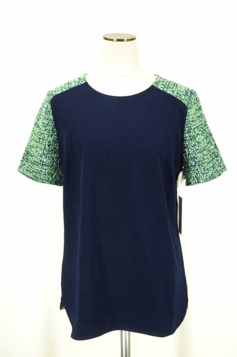 J.CREW (ジェイクルー) 異素材切替バックジップトップス レディース トップス