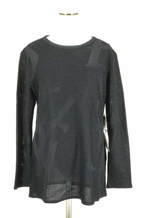Yves Saint Laurent (イヴサンローラン) ロゴレーヨンニットトップス レディース トップス