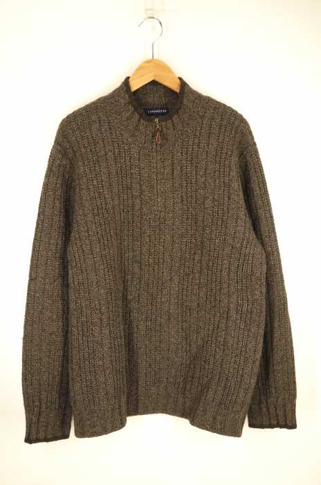 LANDS END（ランズエンド） ハーフジップ ハイネックニット メンズ トップス